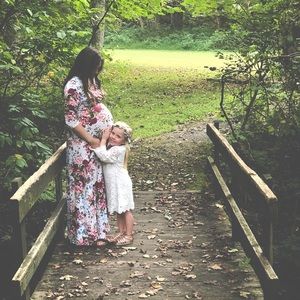 Maternity Floral Maxi Dress